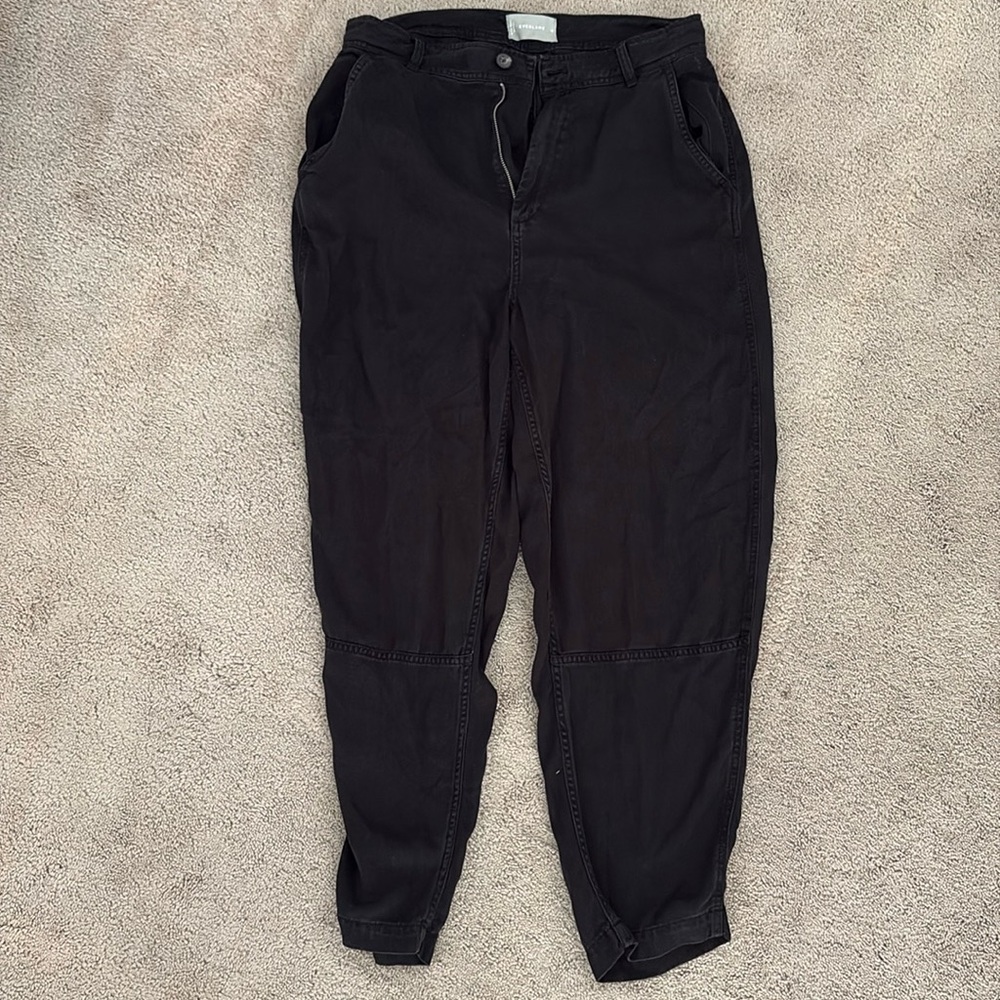 Black pants, Everlane size 10, soft